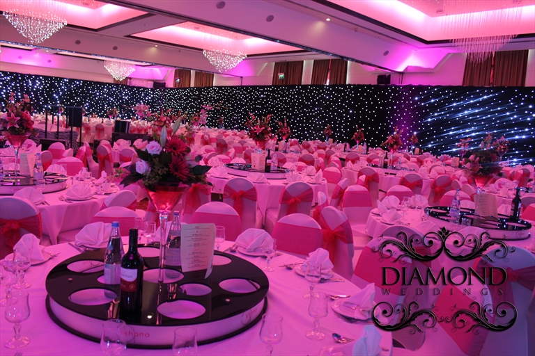 Black LED Starcloth Draping