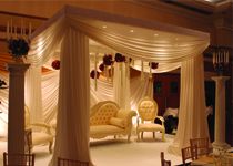 Fabric Flowing Drape Mandap Birmingham